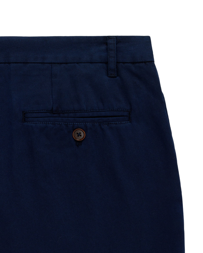 Men's Pleated Relaxed Trouser Navy '32 Inseam
