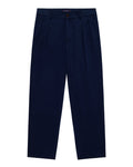 Men's Pleated Relaxed Trouser Navy '32 Inseam