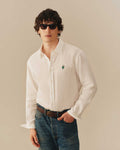 Men’s Relaxed Linen Babar Shirt Cream