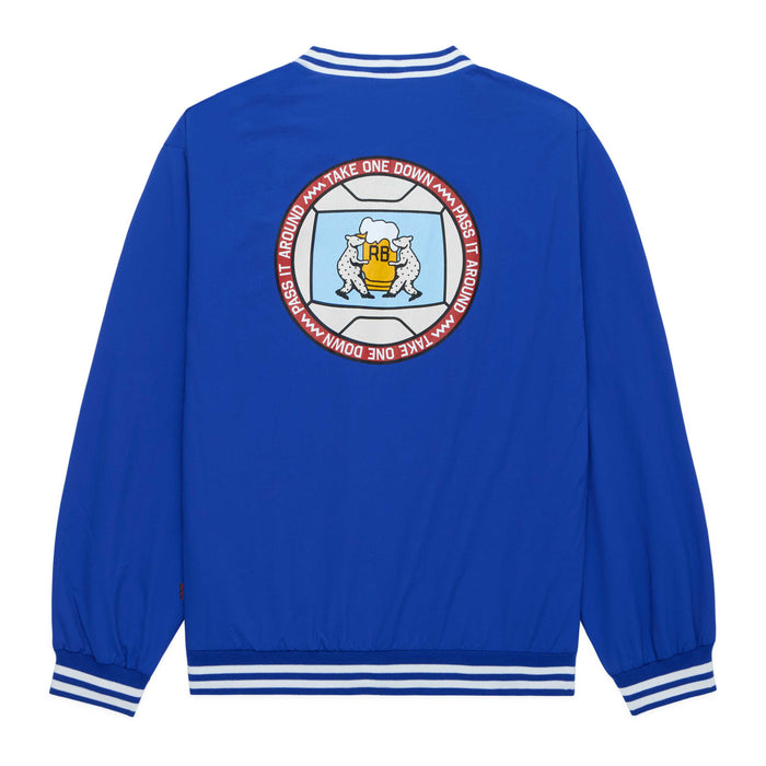Men's Rip Stop Nylon Pullover Cobalt Blue