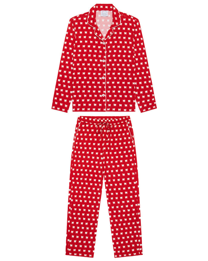 Men's Sheep Pajama Set Diana Red