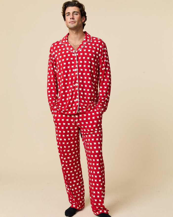 Men's Sheep Pajama Set Diana Red