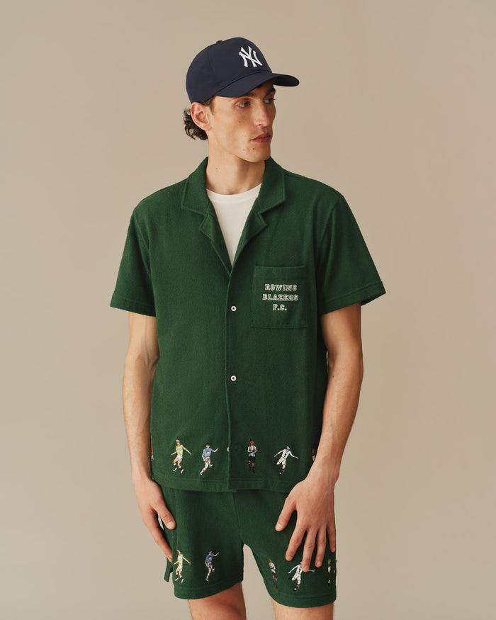Men’s Soccer Terry Camp Shirt Green