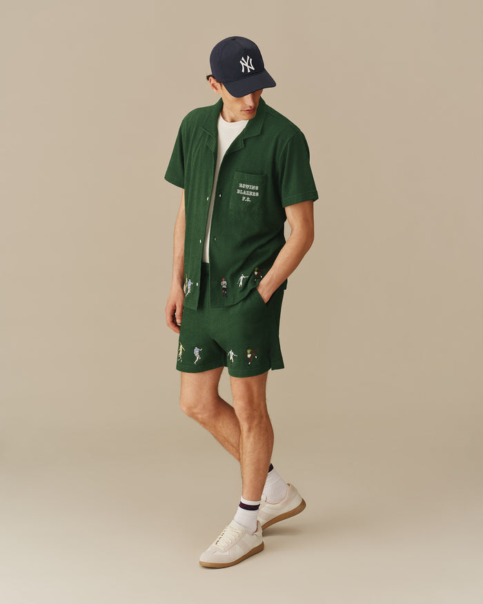 Men’s Soccer Terry Camp Shirt Green