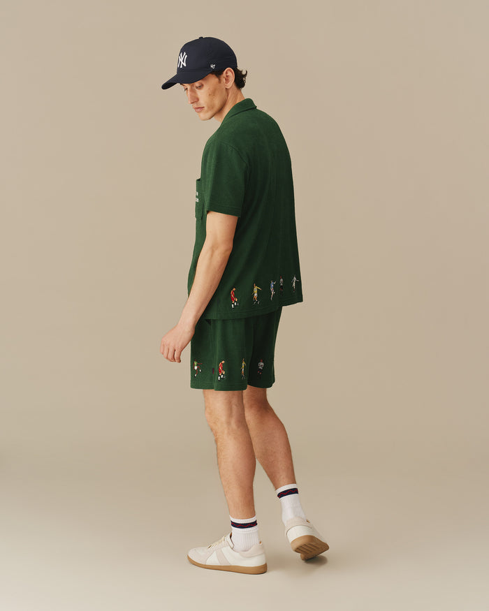 Men’s Soccer Terry Camp Shirt Green