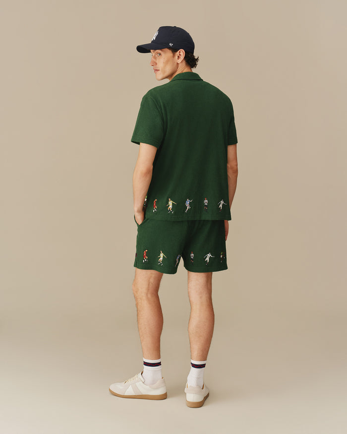 Men’s Soccer Terry Camp Shirt Green