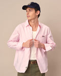 Men's Solid Oxford Shirt Pink