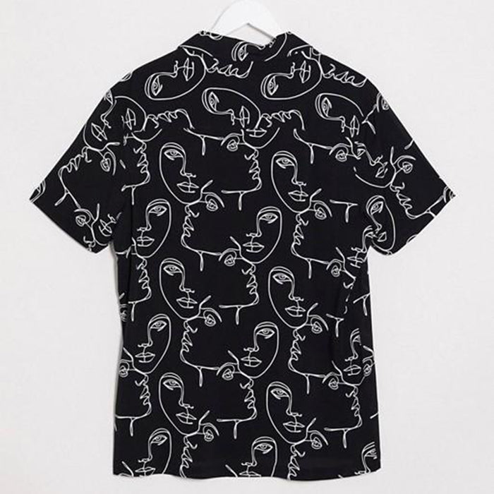 Men'S Summer Printed Casual Suit
