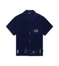 Men's Terry Safari Shirt Evening Blue