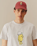 Men's Thinking Hat Winnie-the-Pooh Tee Light Heather Grey