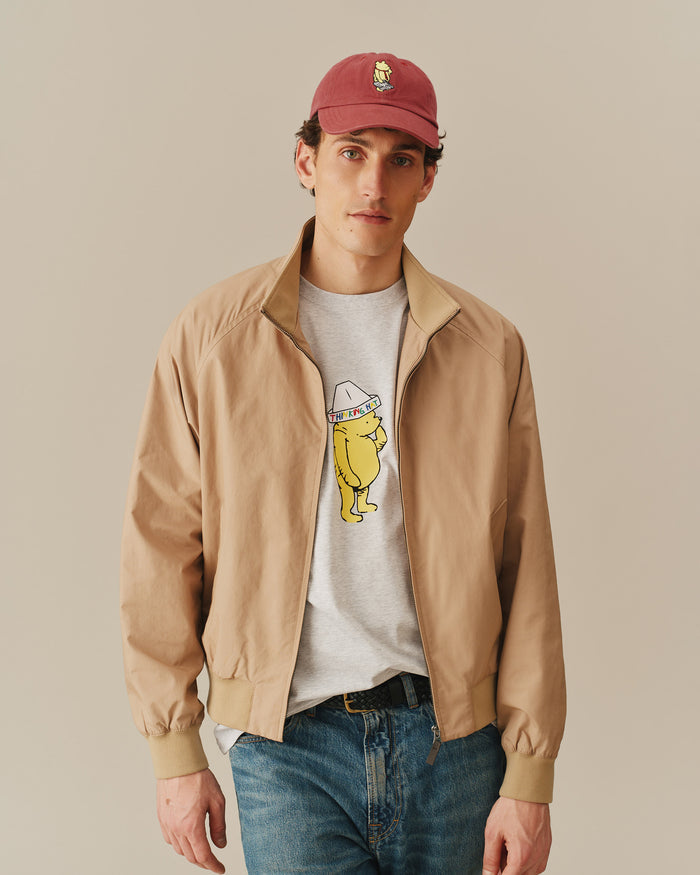 Men's Thinking Hat Winnie-the-Pooh Tee Light Heather Grey