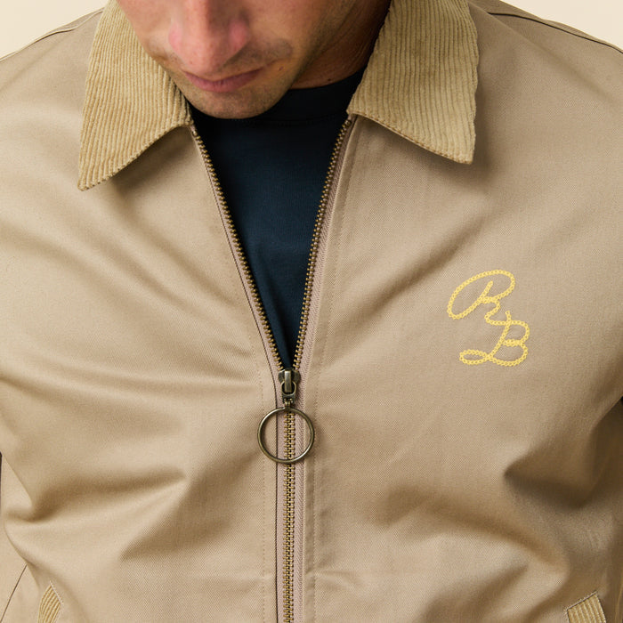 Men's Twill Work Jacket Khaki