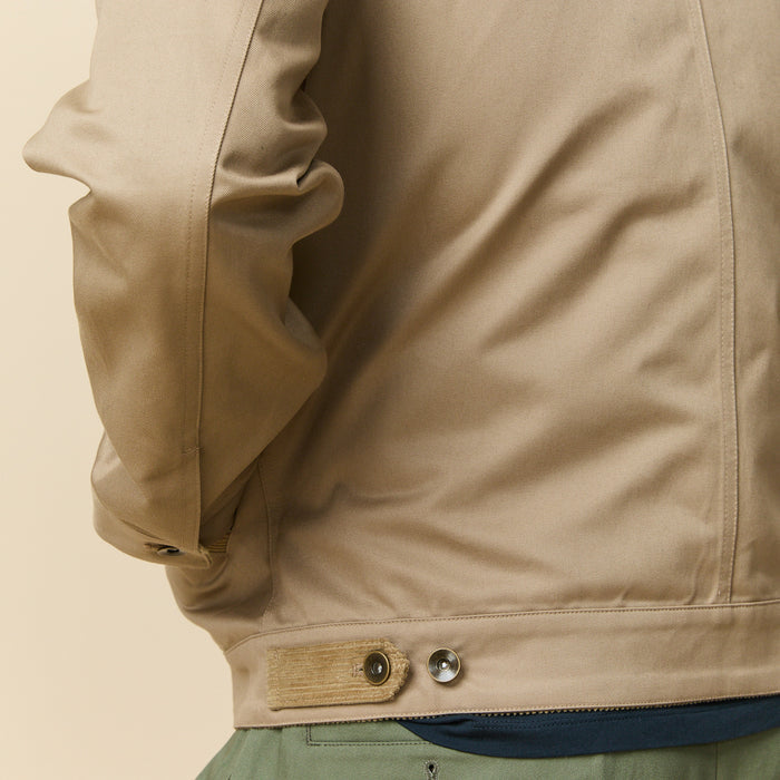 Men's Twill Work Jacket Khaki