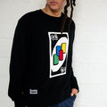 Men's UNO™ Draw Four Cotton Sweater Black