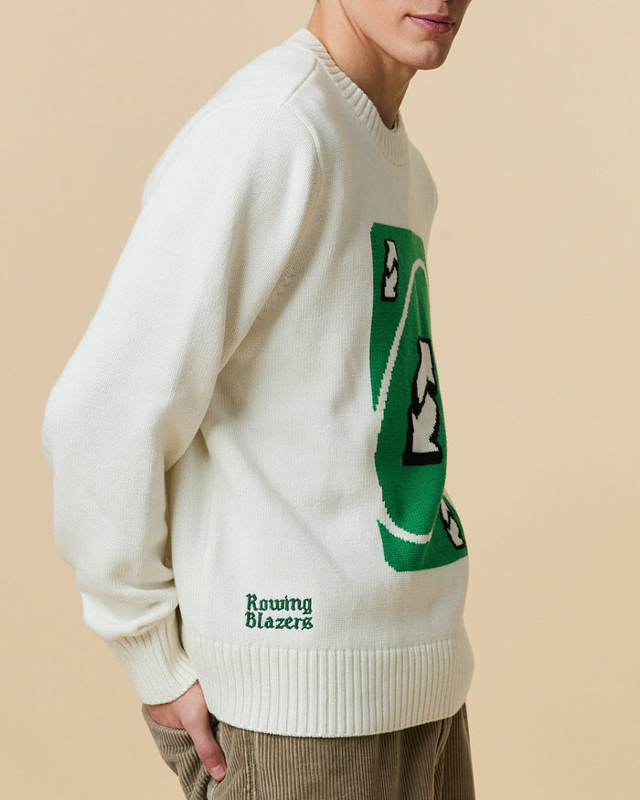 Men's UNO™ Reverse Cotton Cashmere Sweater Cream