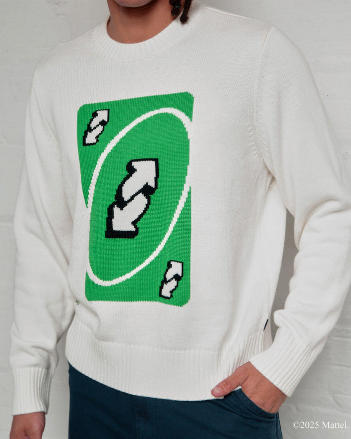 Men's UNO™ Reverse Cotton Cashmere Sweater Cream