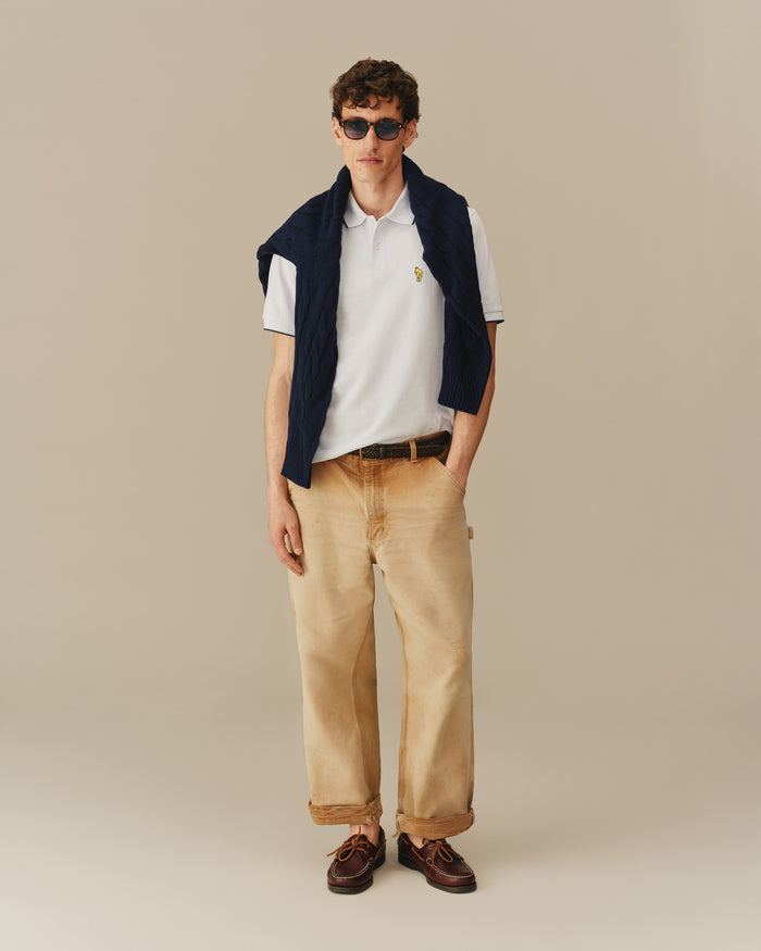 Men’s Winnie-the-Pooh Pique Polo Blue
