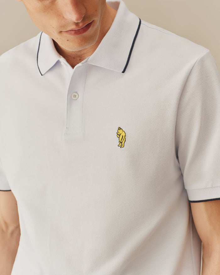 Men’s Winnie-the-Pooh Pique Polo Blue