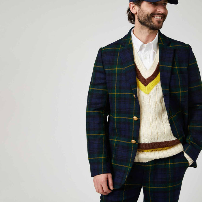 Men's Wool Tartan Classic Pant Gordon Modern