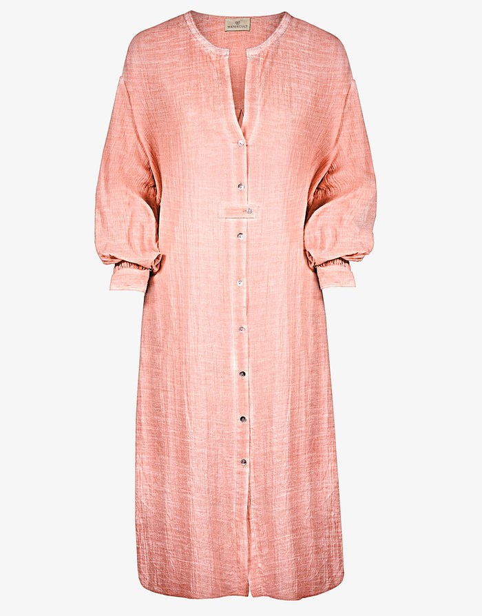 Midi Beach Shirt - Mellow Peach - Simply Beach UK