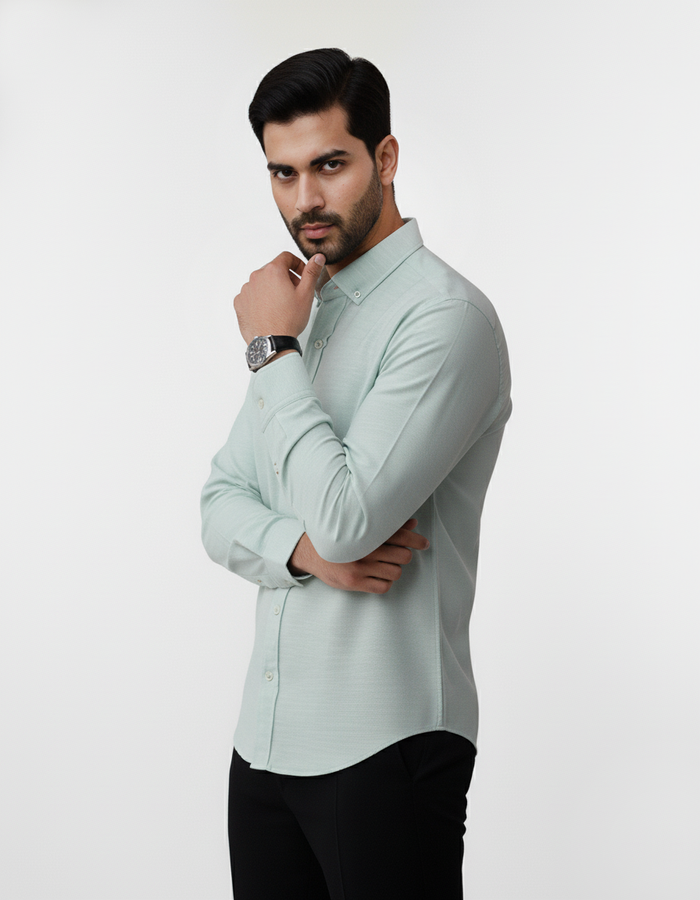 Mint Green Button Down Shirt