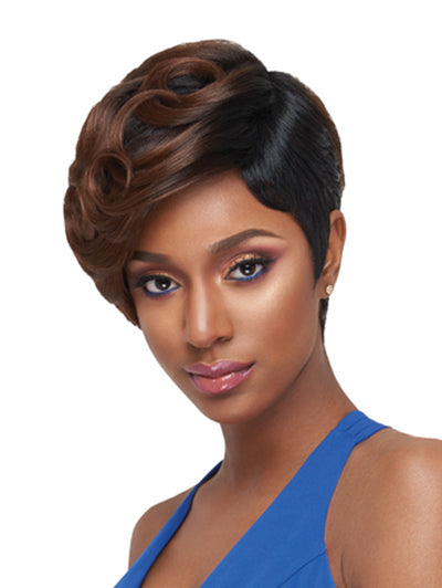 Mix Color Brown Unique Weave Synthetic Wigs