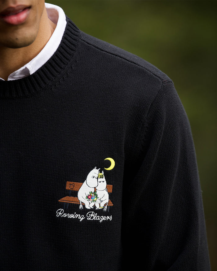 Moomin Cotton Sweater Black