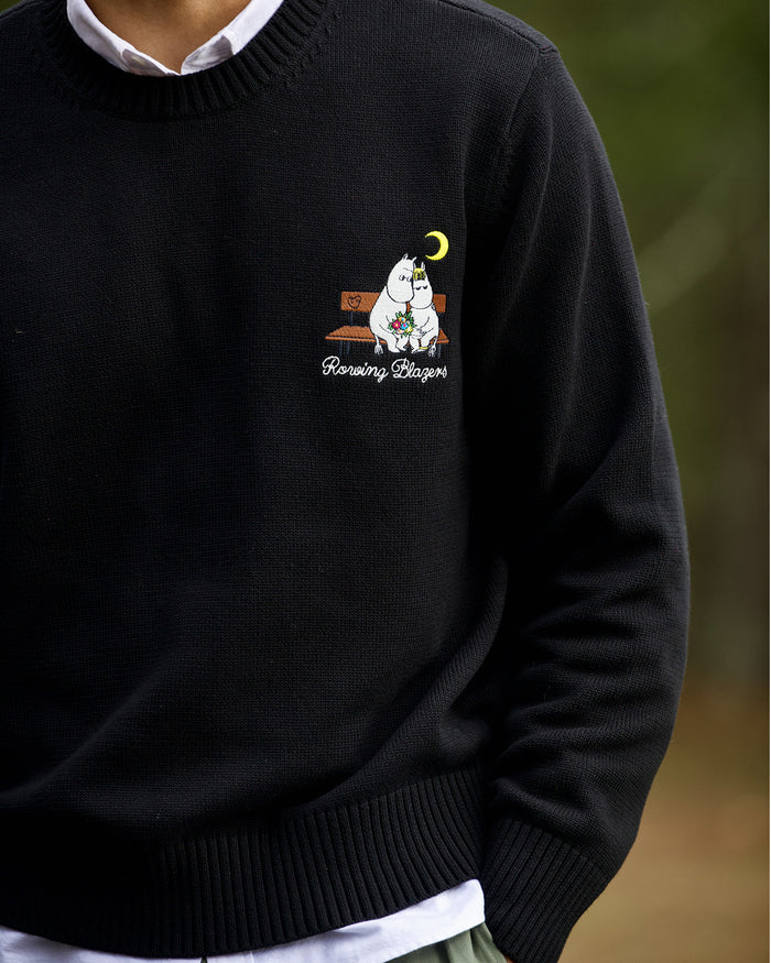 Moomin Cotton Sweater Black
