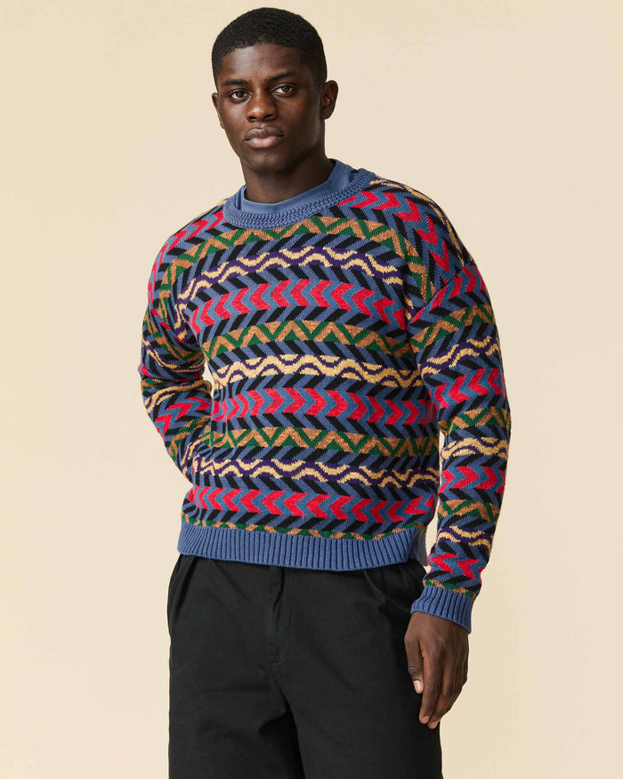 Multi Stripe Sweater Bright Multi