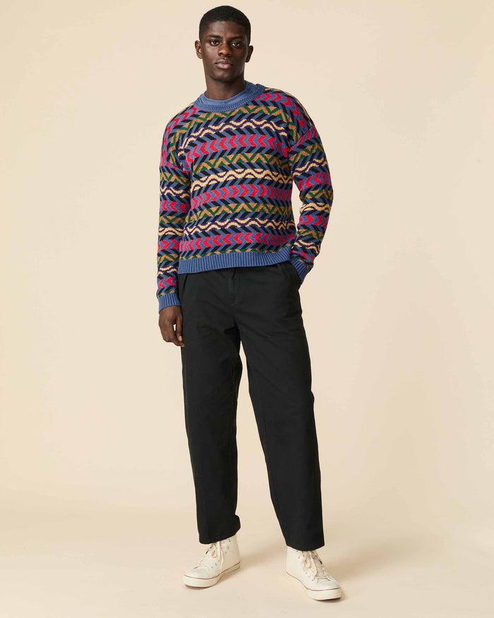 Multi Stripe Sweater Bright Multi