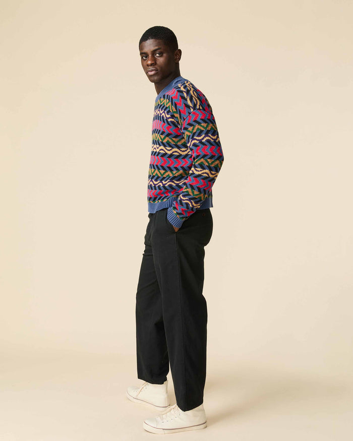 Multi Stripe Sweater Bright Multi