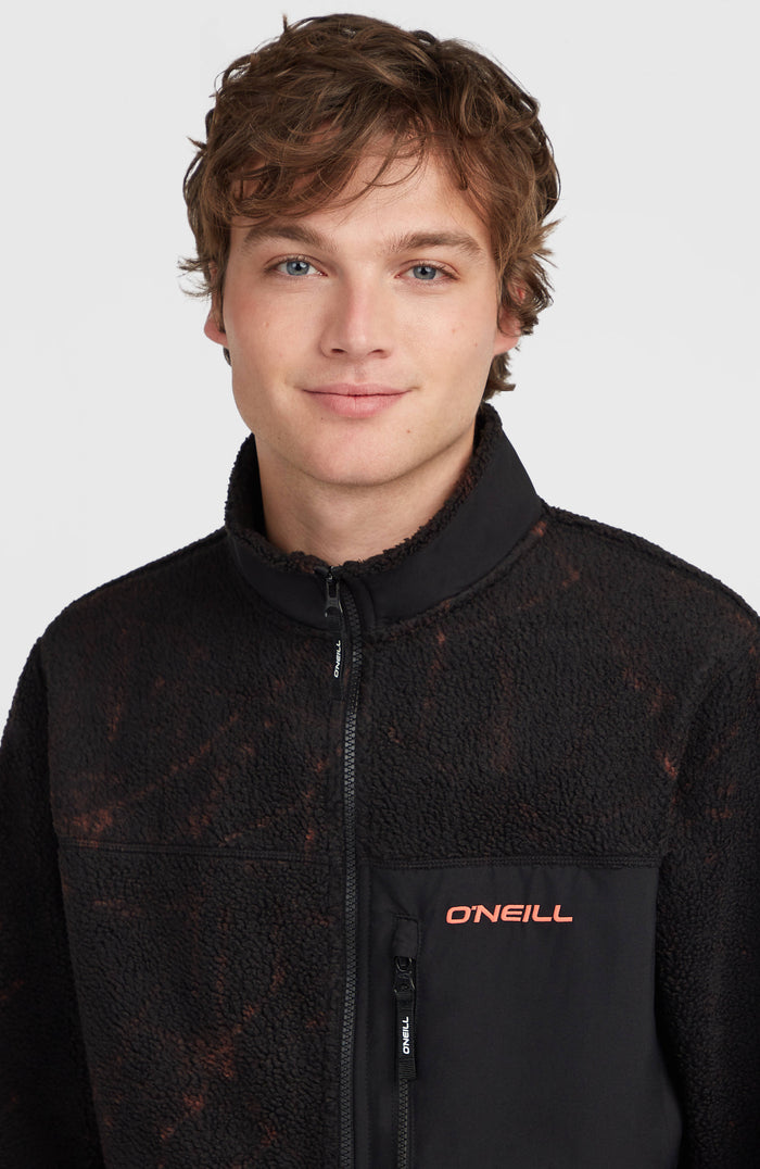 Must-Have High-Pile Full-Zip Fleece | Black Basalt