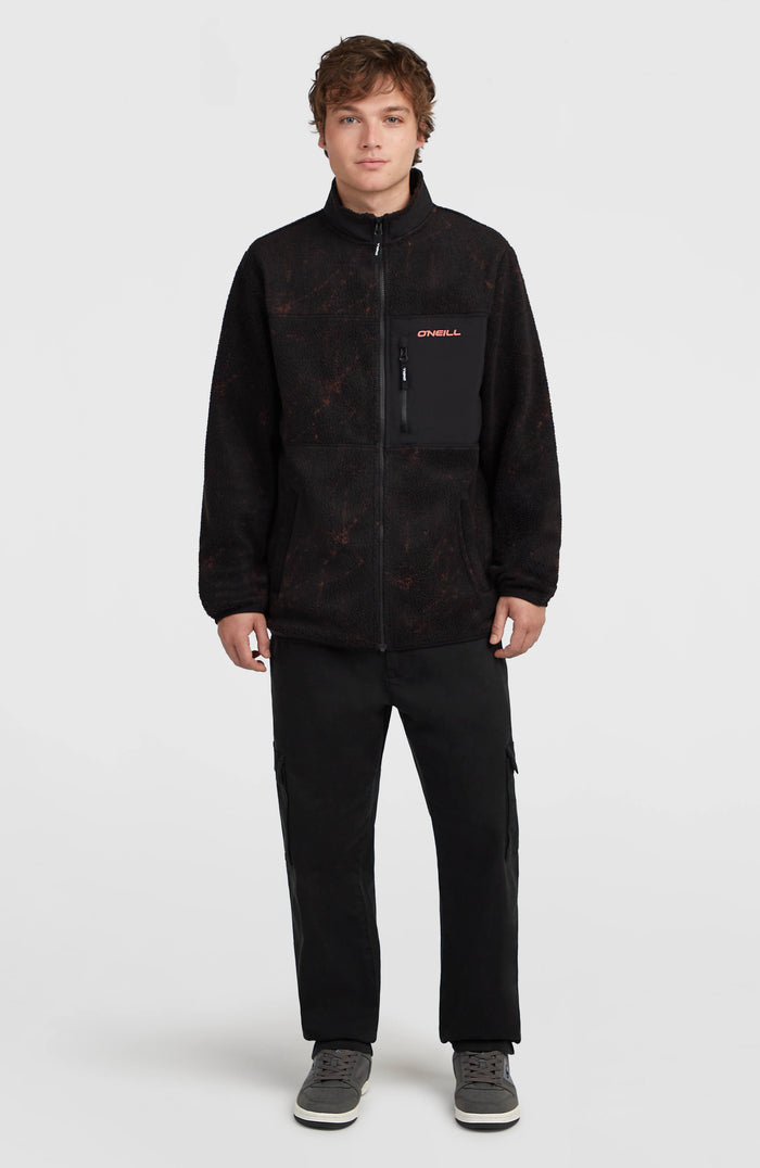 Must-Have High-Pile Full-Zip Fleece | Black Basalt