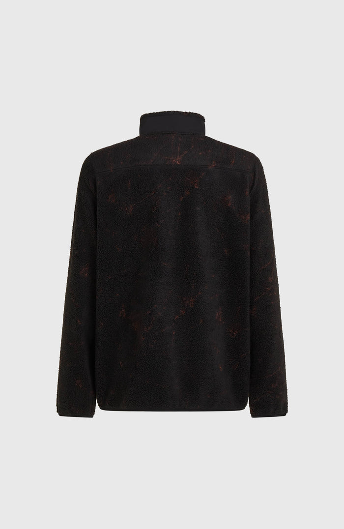 Must-Have High-Pile Full-Zip Fleece | Black Basalt