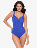 Miraclesuit Must Haves Sanibel Swimsuit - Delphine Blue - Simply Beach UK