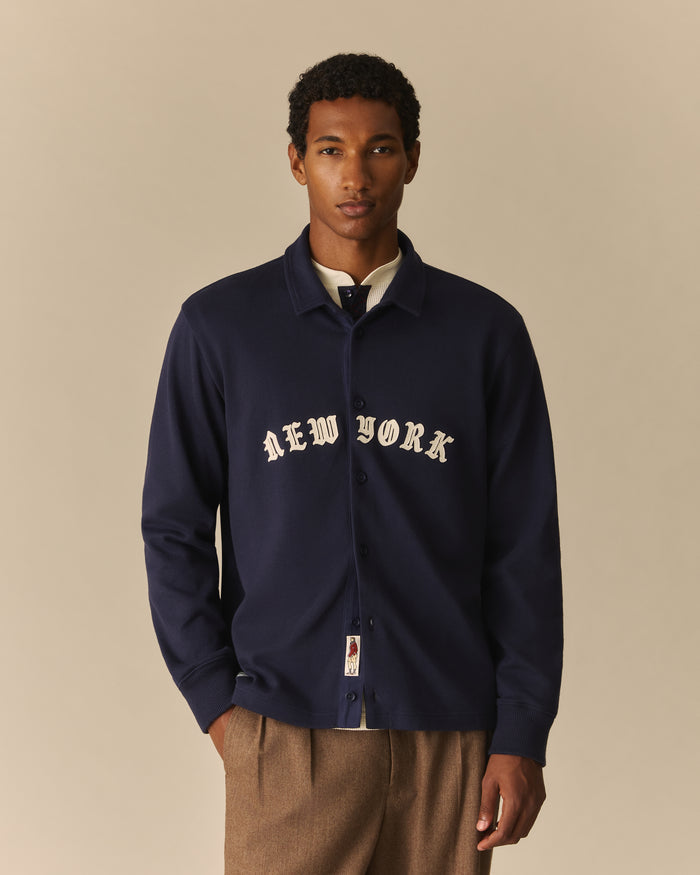 New York Richie Rugby Overshirt Navy Navy / XL