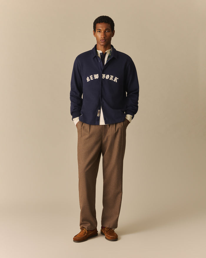 New York Richie Rugby Overshirt Navy Navy / XL