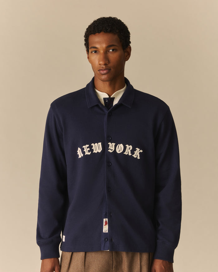 New York Richie Rugby Overshirt Navy Navy / XL