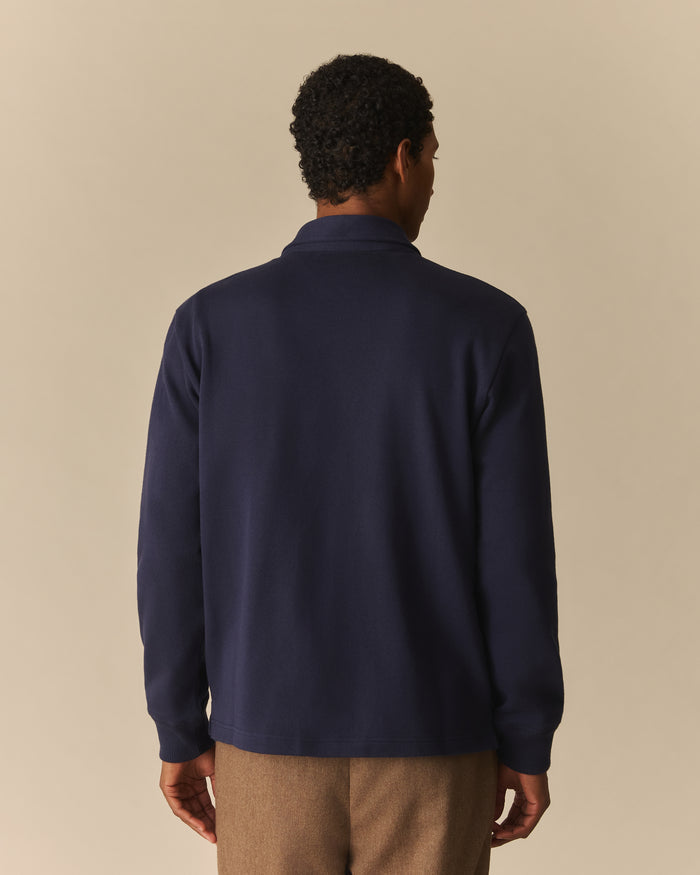 New York Richie Rugby Overshirt Navy Navy / XL