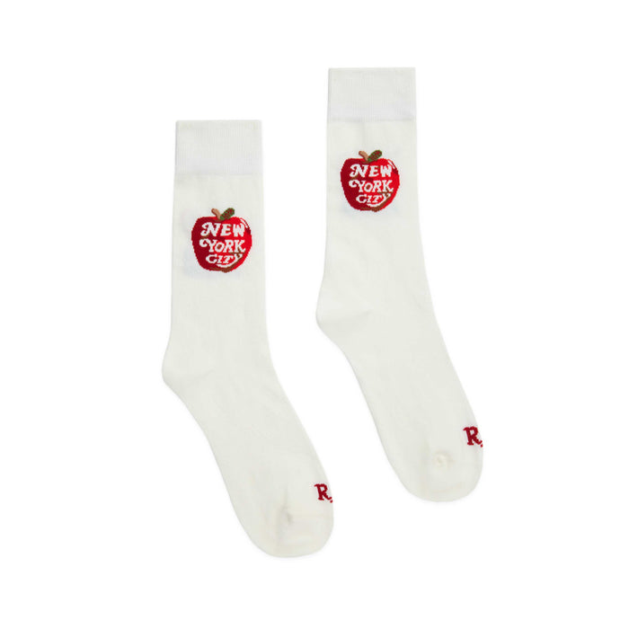 New York Socks White