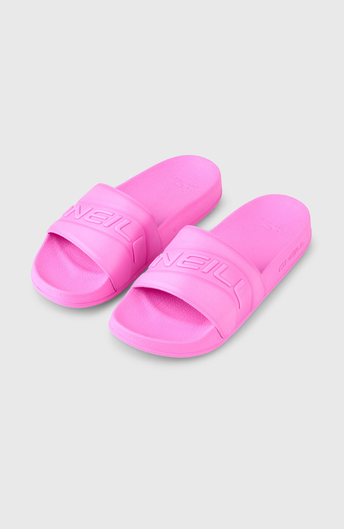O'Neill Embossed Slides | Electric Fuschia
