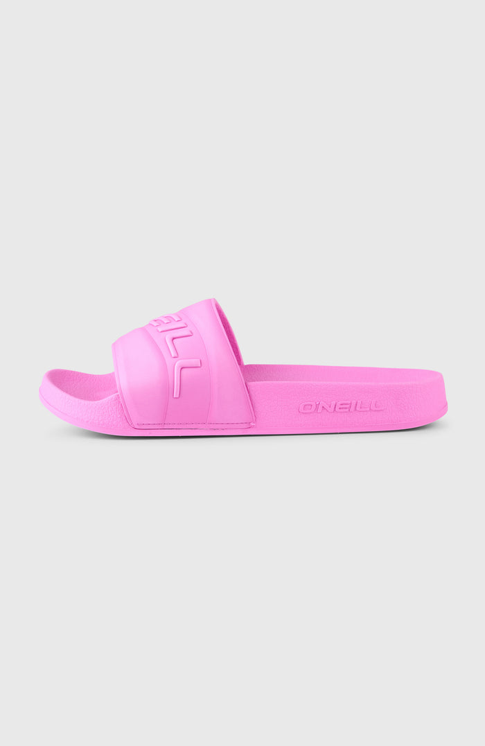 O'Neill Embossed Slides | Electric Fuschia