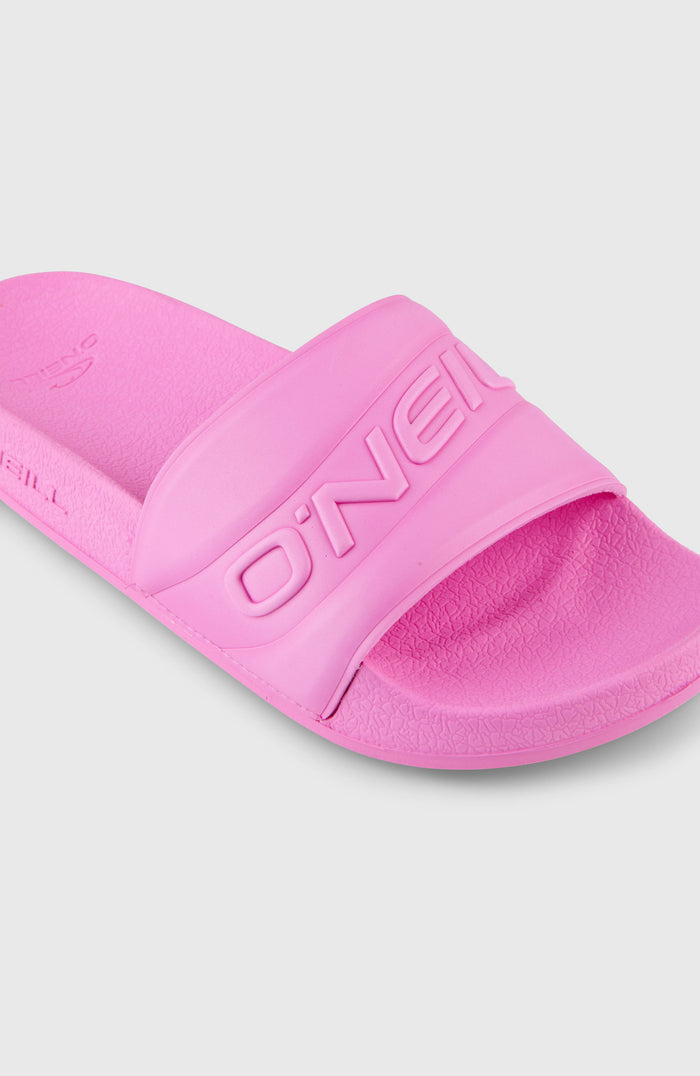 O'Neill Embossed Slides | Electric Fuschia