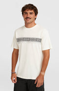 O’Neill Logo Stripe T-Shirt | Snow White