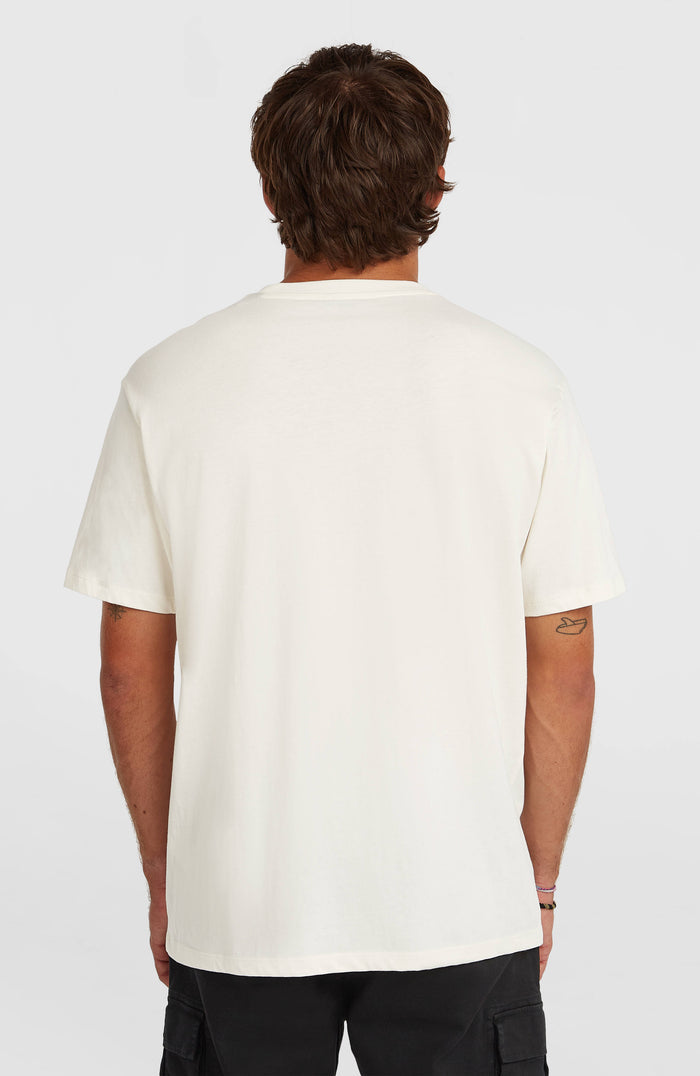 O’Neill Logo Stripe T-Shirt | Snow White