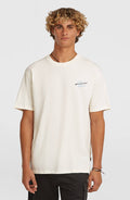 O’Neill Retro Back Print T-Shirt | Snow White
