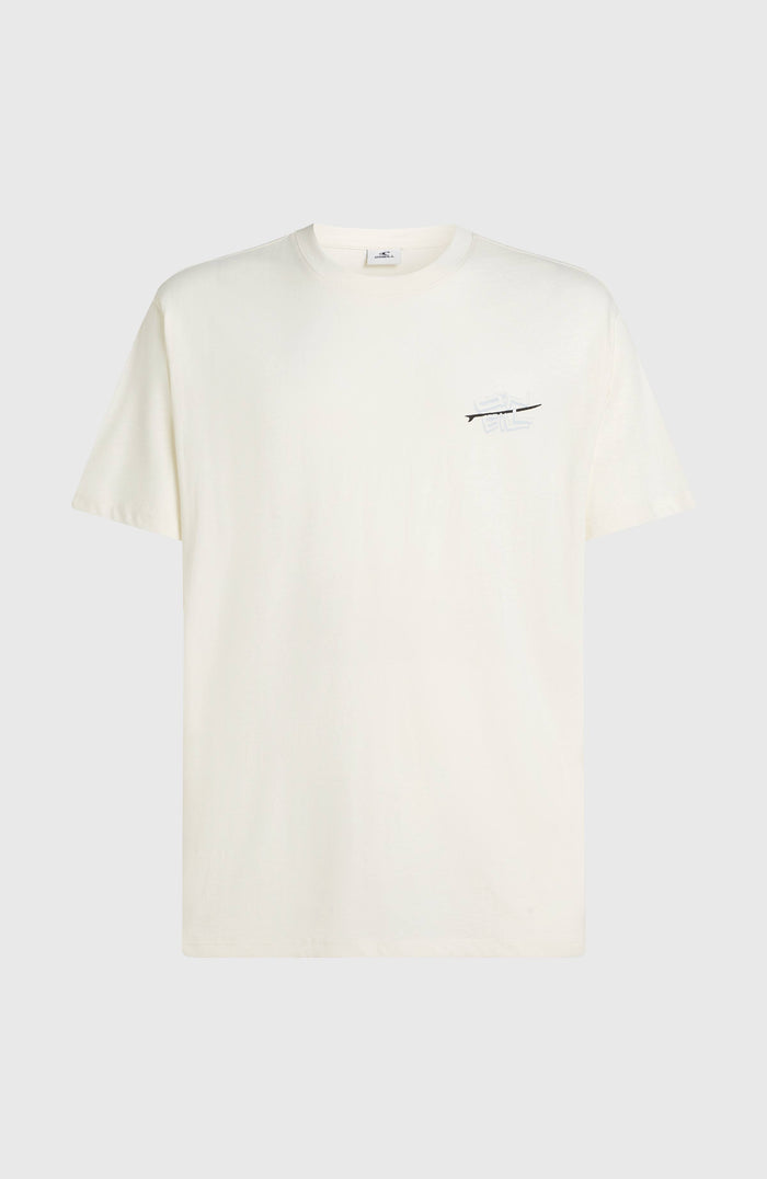 O’Neill Retro Back Print T-Shirt | Snow White