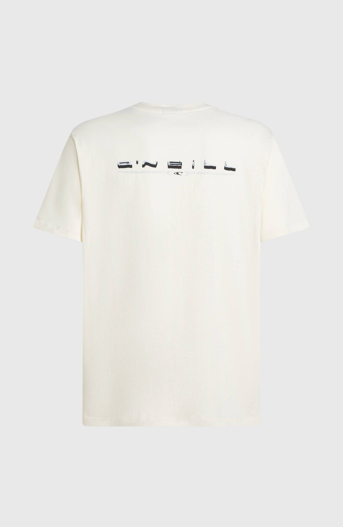 O’Neill Retro Back Print T-Shirt | Snow White