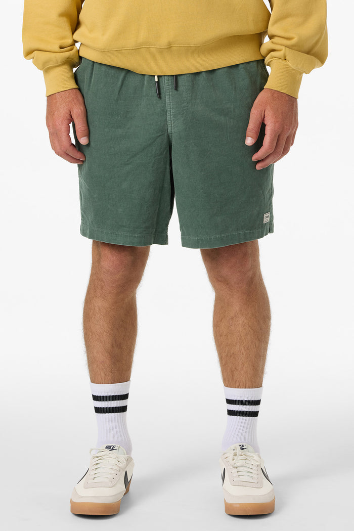 O'Riginals Cord Elastic Waist 18" Shorts - Dark Forest | O'Neill