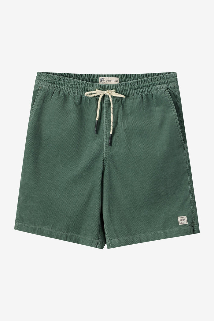 O'Riginals Cord Elastic Waist 18" Shorts -  | O'Neill
